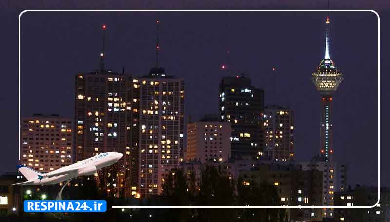 پرواز دبی تهران